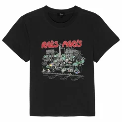 Discount Rails T-shirt Boyfriend | Noir