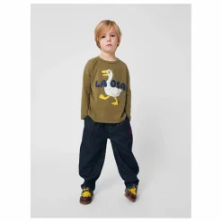 Clearance Bobo Choses T-shirt Canard La OCA Coton Bio | Vert kaki