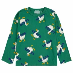 Discount Bobo Choses T-shirt Canards Coton Bio | Vert