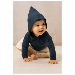 Hot Studio Bohème T-shirt Capuche Anti-UV | Bleu marine