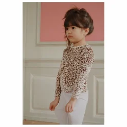 Online Konges Sløjd T-shirt Carlito Léopard Velours Fibres Recyclées | Beige