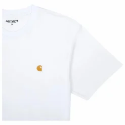 Carhartt WIP T-shirt Chase Coton | Blanc Hot