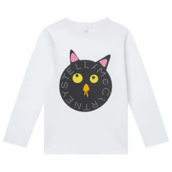 Stella McCartney Kids T-Shirt Chat | Blanc Outlet