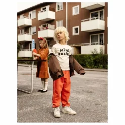 Enfant Mini Rodini T-Shirts, Chemises|Blouses, T-Shirts|T-Shirt Chat Coton Bio |