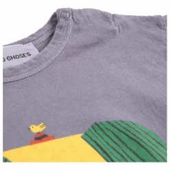 New Bobo Choses T-Shirt Chien Coton Bio | Gris