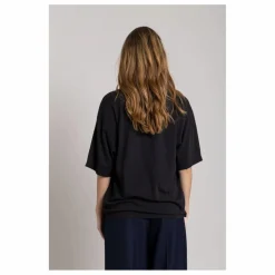 Smallable Woman T-shirt Cloud Coton Bio | Noir Sale