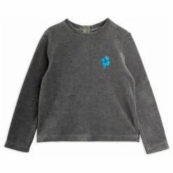Outlet Mini Rodini T-shirt Clover Velours | Gris