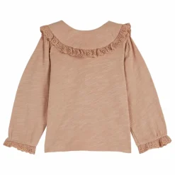 Emile et Ida T-shirt Col Boutonné | Rose Best