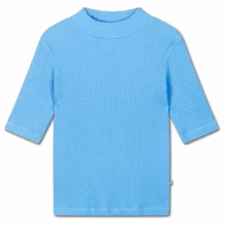 Enfant Repose AMS T-Shirts, Chemises|Blouses, T-Shirts|T-Shirt Col Cheminée Cotelé Coton Bio |