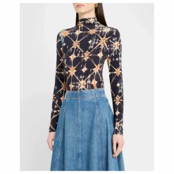 Hot Ulla Johnson T-shirt Col Roulé Aurelia | Orange