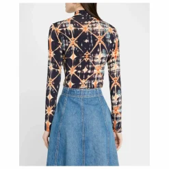 Hot Ulla Johnson T-shirt Col Roulé Aurelia | Orange