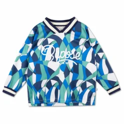 Clearance Repose AMS T-shirt Col V Fibres Recyclées | Bleu