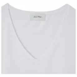 American Vintage T-shirt Col V Jacksonville | Blanc Hot