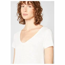 American Vintage T-shirt Col V Jacksonville | Blanc Hot