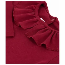 Enfant Petit Bateau Blouses, T-Shirts|T-shirt Col Volants Coton Bio |