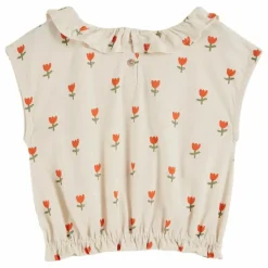Emile et Ida T-Shirt Collerette Grande Tulipe | Crème Hot