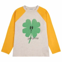 Enfant Bobo Choses Blouses, T-Shirts|T-Shirts, Chemises|T-shirt Colorblock Trèfle Coton Bio |