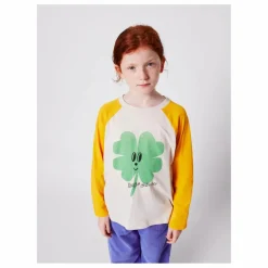 Enfant Bobo Choses Blouses, T-Shirts|T-Shirts, Chemises|T-shirt Colorblock Trèfle Coton Bio |