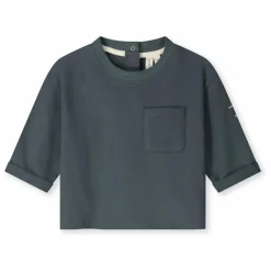 Gray Label T-shirt Coton Bio | Bleu gris New