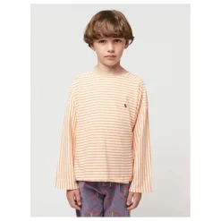 Bobo Choses T-Shirt Coton Bio Rayé | Orange Online
