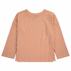 Bobo Choses T-Shirt Coton Bio Rayé | Orange Online