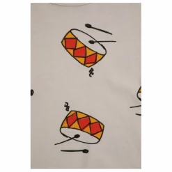 New Bobo Choses T-Shirt Coton Bio Tambours | Gris