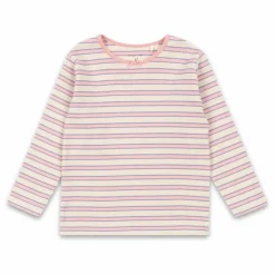 Konges Sløjd T-shirt Côtelé Ella Rayé Coton Bio | Rose Outlet