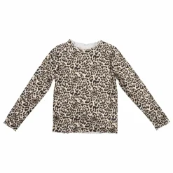 the new society T-shirt Côtelé Léopard | Beige Hot