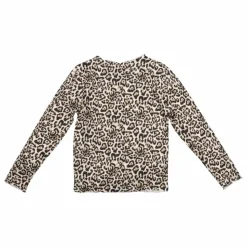 the new society T-shirt Côtelé Léopard | Beige Hot