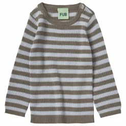 FUB T-Shirt Côtelé Marinère Maille Extra Fine Laine Mérinos |