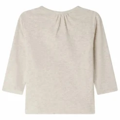 Bonpoint T-shirt Côtelé Tahsina Coton Bio | Beige chiné Best