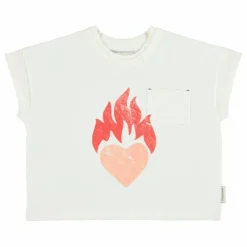 Enfant Piupiuchick T-Shirts, Chemises|Blouses, T-Shirts|T-Shirt Cœur |