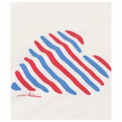 Petit Bateau T-Shirt Cœur Jersey Léger Bio | Blanc Online