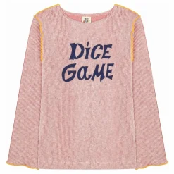 Enfant Jelly Mallow Blouses, T-Shirts|T-shirt Dice Game Côtelé |