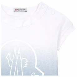 Moncler T-shirt Dip Dye | Blanc Outlet