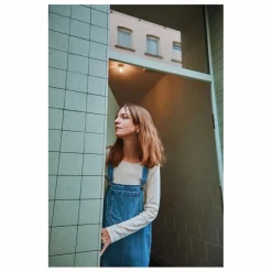 Poudre Organic T-shirt Eglantine Côtelé Pointelle - Collection Femme | Ecru