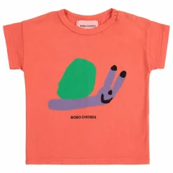 Bobo Choses T-Shirts, Chemises|Blouses, T-Shirts|T-Shirt Escargot Coton Bio |