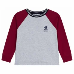 Clearance Petit Bateau T-shirt Façon Sweat | Gris chiné