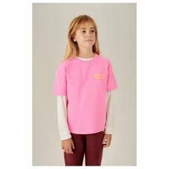 American Vintage T-shirt Fizvalley | Rose fluo Clearance