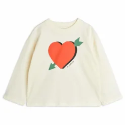 Enfant Mini Rodini T-shirt Flèche Coeur Coton Bio |