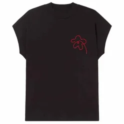 Femme Thinking Mu T-shirt Flower Cord Volta Coton Bio |