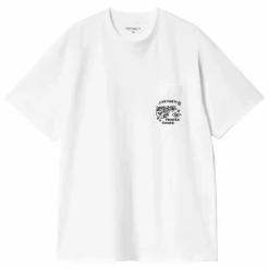 Homme Carhartt WIP T-shirt Fragments Pocket Coton Bio |