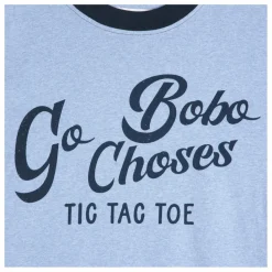 Bobo Choses T-shirt Go Bobo Coton Bio - Collection Femme | Bleu Clair Outlet