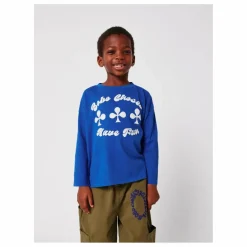 New Bobo Choses T-shirt Have Fun Coton Bio | Bleu