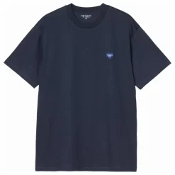 Carhartt WIP T-shirt Heart II Hartt Coton Bio | Bleu foncé