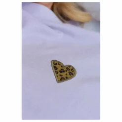 Femme Marlot Paris Tee-Shirts, Polos|T-shirt Jil Coeur Coton Bio - Collection Femme | Lilas