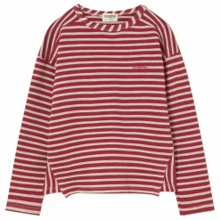 Cozmo T-shirt Joel Rayures Coton Bio | Bordeaux Clearance