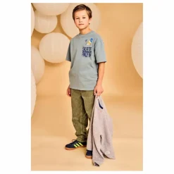 Sale AO76 T-shirt Kanye Fun Coton Bio | Bleu