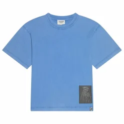 Clearance Finger in the nose T-shirt King Coton Bio | Bleu roi