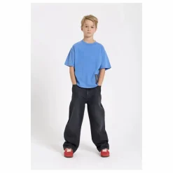 Clearance Finger in the nose T-shirt King Coton Bio | Bleu roi